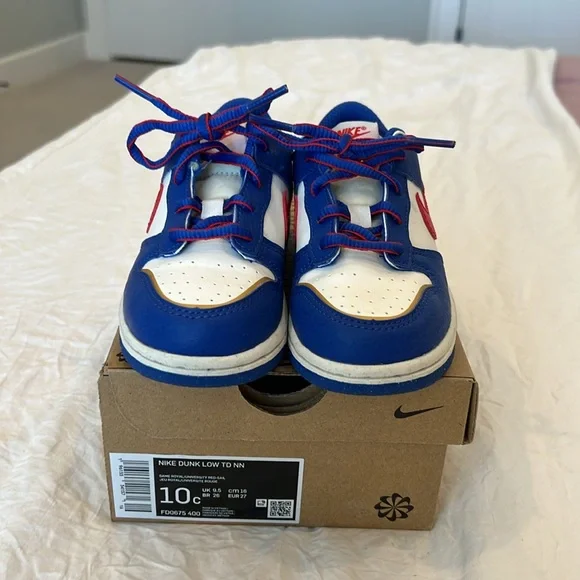 Like new Nike Dunk Low TD NN size 10 - Picture 5 of 7